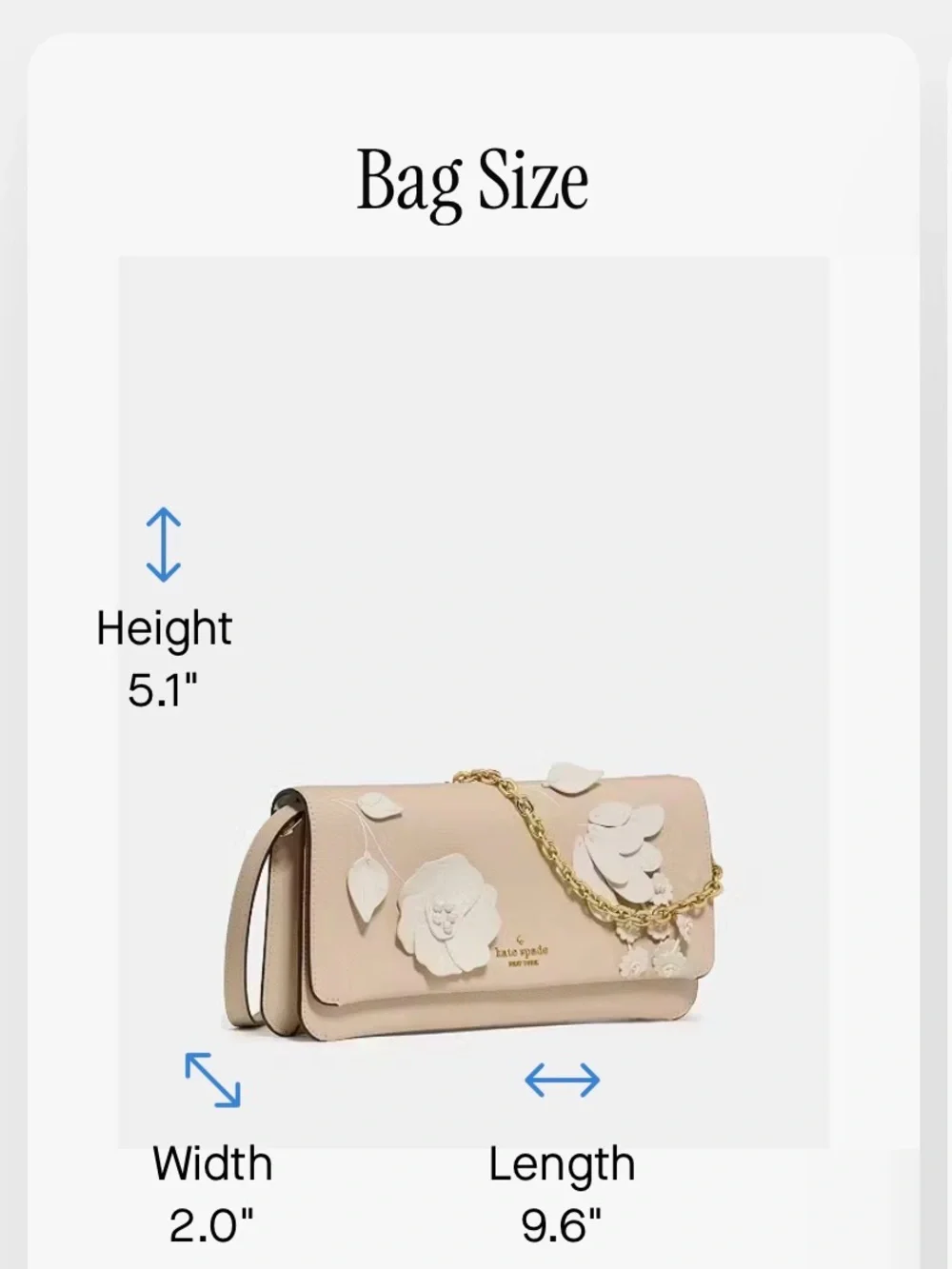 ♠️ Kate Spade ♠️ Ivy Floral Crossbody Bag